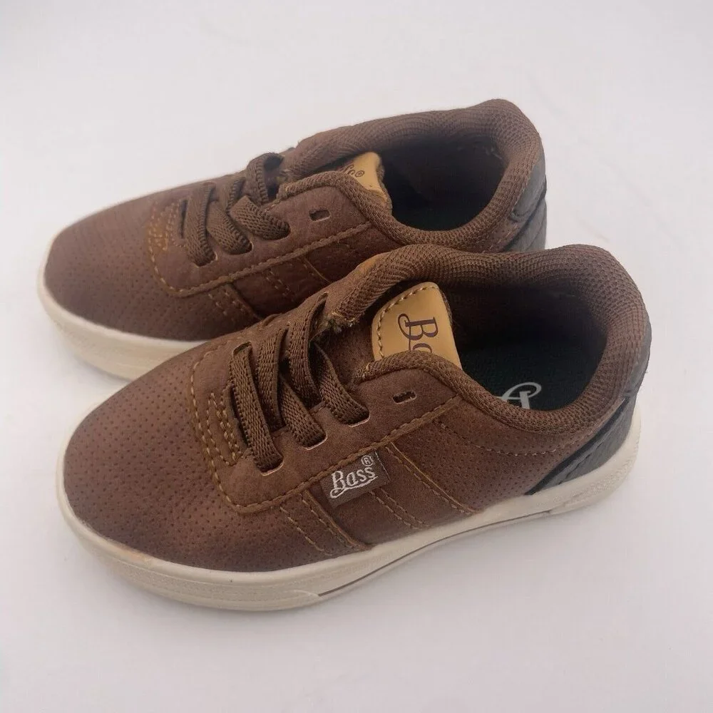 Bass Toddler Boys Shoes Size 5‎ | 753297-C9H Brown Slip On Loafers